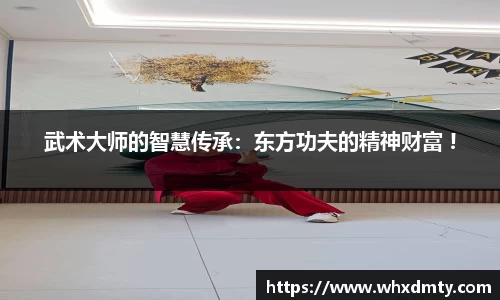 武术大师的智慧传承：东方功夫的精神财富 !